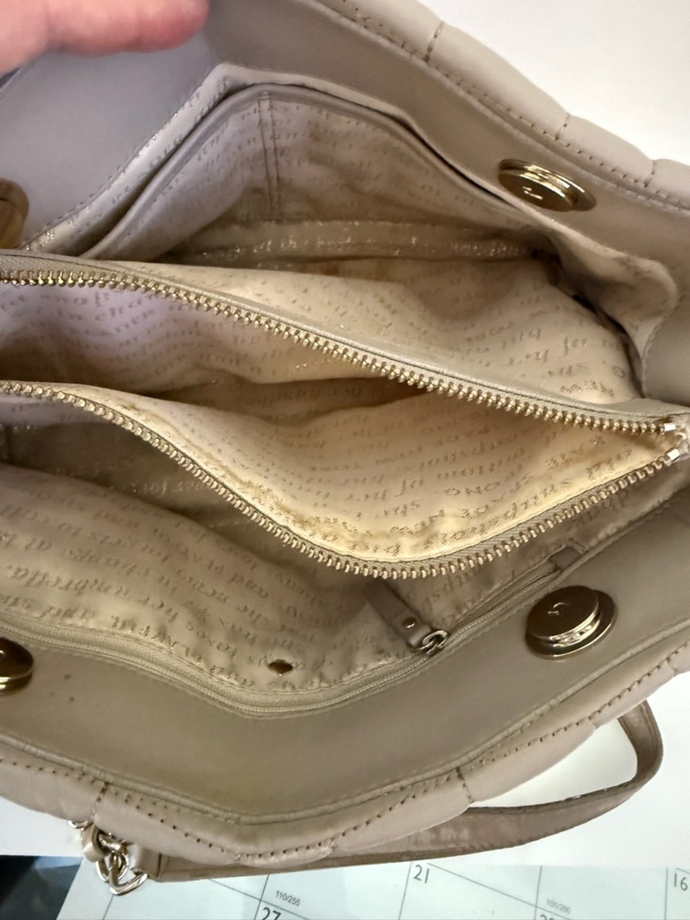 Kate Spade quilted purse - Picture 6 of 8